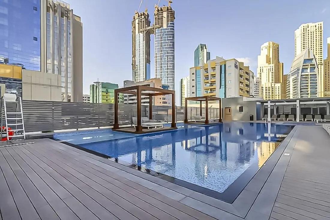 Apartament Marina - Sauna, Gym And Jacuzzi In The Building Dubaj Zewnętrze zdjęcie